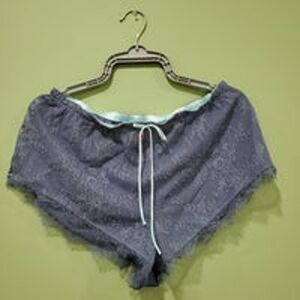 Victoria's secret laced satin silk pajama shorts size Medium